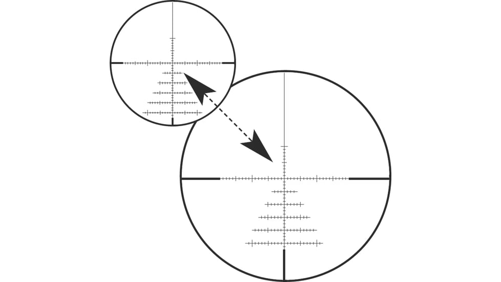 Zeiss Conquest V6 Rifle Scope, 5-30x50mm, 30mm Tube, Second Focal Plane, ZBR-1 Reticle w/ BDC Turret, Black, Medium, NSN 9013.10.1000, 522251-9991-070