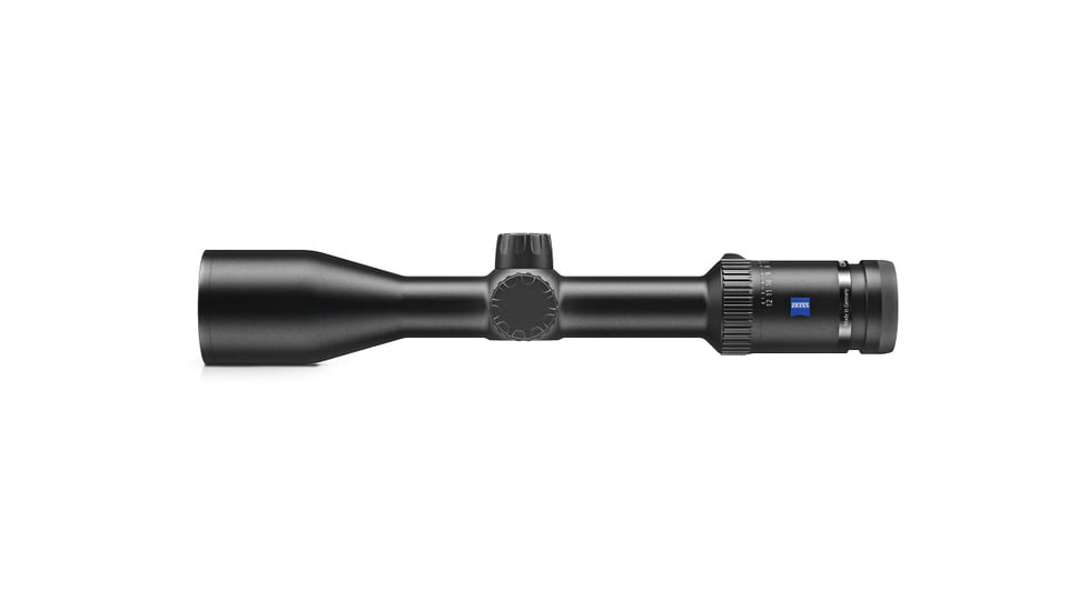 Zeiss Conquest V6 Capped Turrets 2-12x50mm 30 mm Tube Rifle Scope, Second Focal Plane, Illuminated Plex Reticle, Black, 522225-9960-000