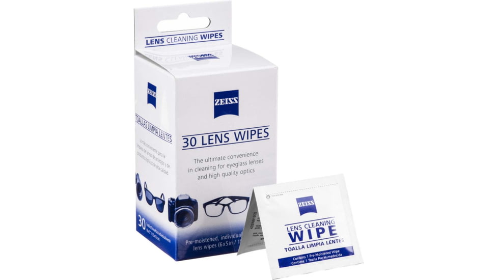 Zeiss Lens Wipes - 30 ct. Box, Small, NSN 9005.9, 000000-2462-614