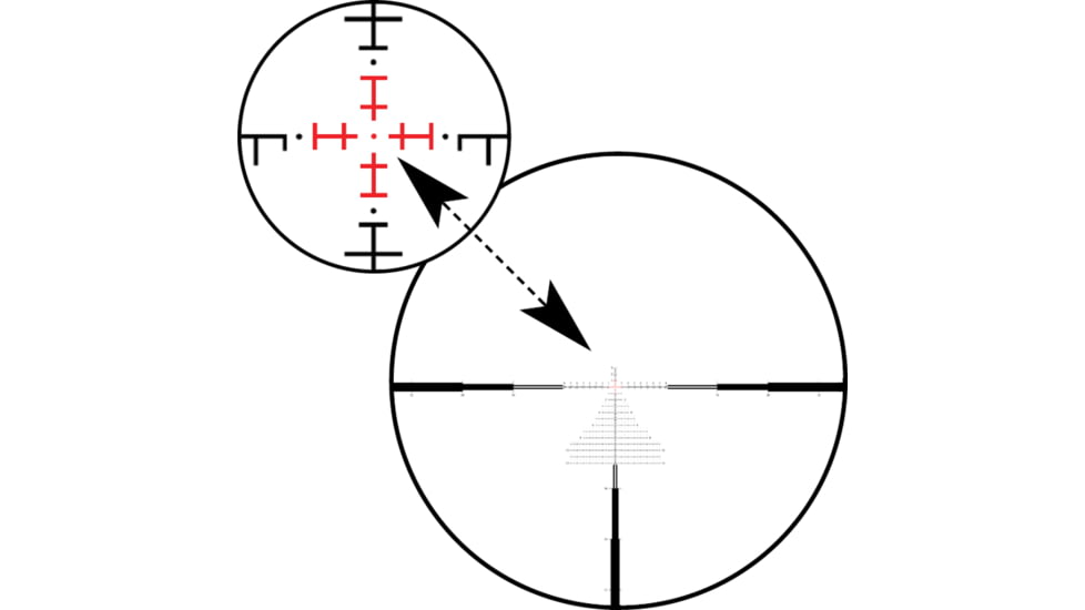 Zeiss LRP S3 Rifle Scope, 6-36x56mm, ZF-Mri Reticle, Black, 522695-9916-090