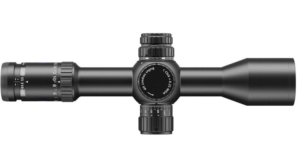 Zeiss LRP S5 318-50 Rifle Scope, 3.6-18x50mm, 56mm, ZF-MOAi 17 Reticle, Black, Large, NSN 9013.10.1000, 522265-9917-090