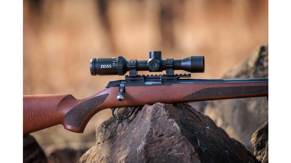 Zeiss V3 Rimfire 2.5-8x35mm 1in Tube Rifle Scope w/Capped Turrets, Second Focal Plane, XRR Reticle, Black, 522703-9884-000