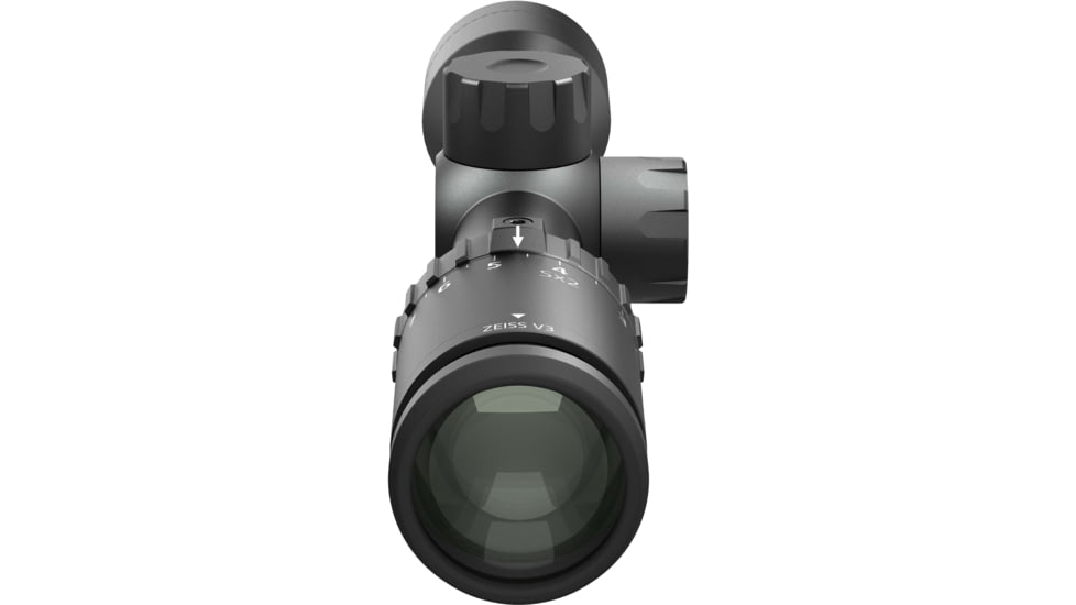 Zeiss V3 Rimfire 2.5-8x35mm 1in Tube Rifle Scope w/Capped Turrets, Second Focal Plane, XRR Reticle, Black, 522703-9884-000
