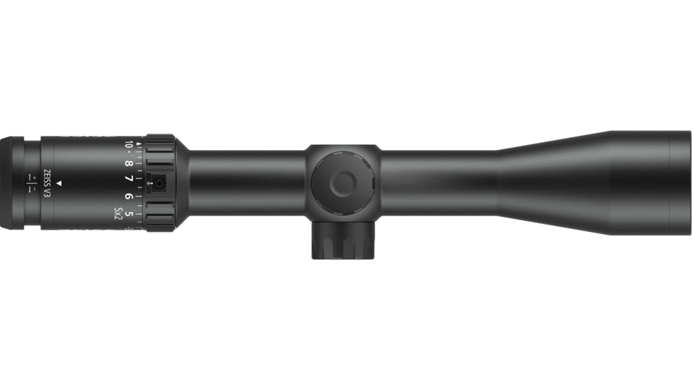 Zeiss V3 3.5-10x42mm 30mm Tube Rifle Scope w/Capped Turrets, Second Focal Plane, Duplex Reticle, Black, 522712-9806-000