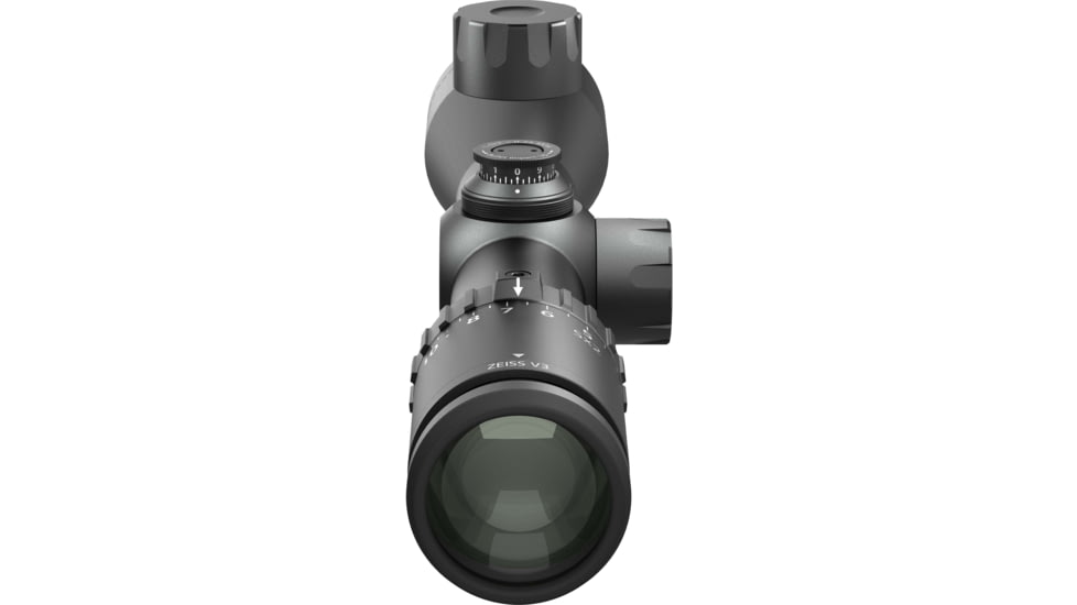 Zeiss V3 3.5-10x42mm 30mm Tube Rifle Scope w/Capped Turrets, Second Focal Plane, Duplex Reticle, Black, 522712-9806-000
