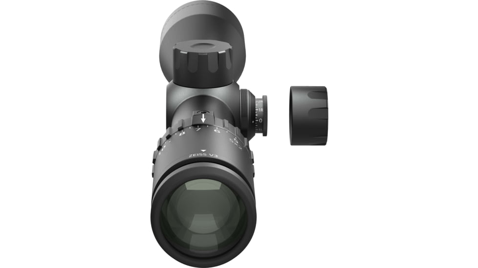 Zeiss V3 3.5-10x42mm 30mm Tube Rifle Scope w/Capped Turrets, Second Focal Plane, Duplex Reticle, Black, 522712-9806-000
