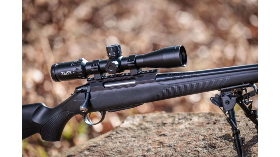 Zeiss V3 3.5-10x42mm 30mm Tube Rifle Scope w/Ballistic Stop, Second Focal Plane, Duplex Reticle, Black, 522712-9806-070