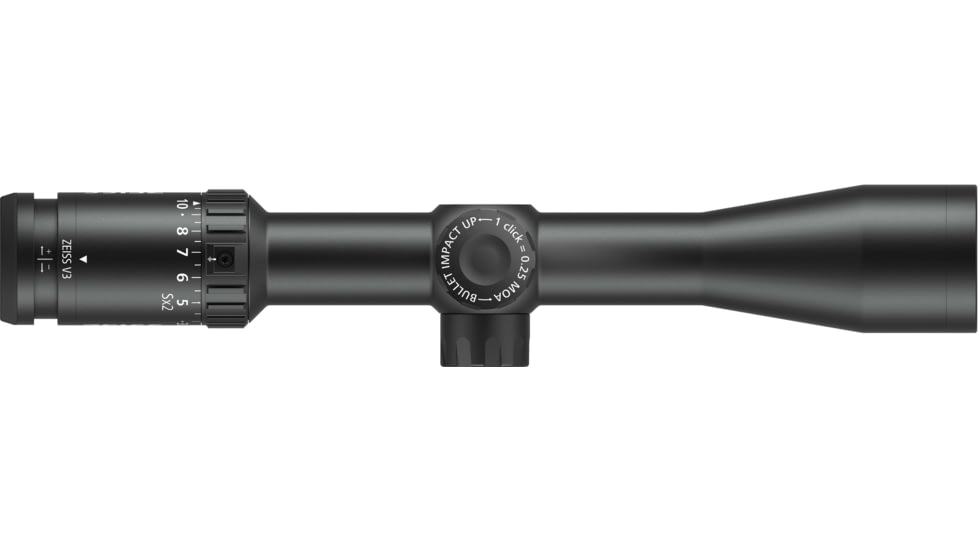 Zeiss V3 3.5-10x42mm 30mm Tube Rifle Scope w/Ballistic Stop, Second Focal Plane, Duplex Reticle, Black, 522712-9806-070
