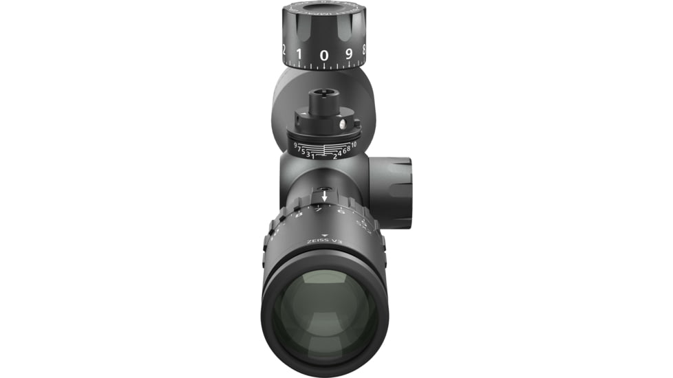 Zeiss V3 3.5-10x42mm 30mm Tube Rifle Scope w/Ballistic Stop, Second Focal Plane, Duplex Reticle, Black, 522712-9806-070