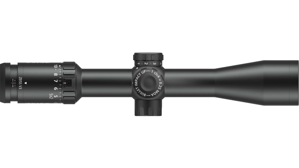 Zeiss V3 3.5-10x42mm 30mm Tube Rifle Scope w/Ballistic Stop, Second Focal Plane, SHRi Reticle, Black, 522712-9987-070
