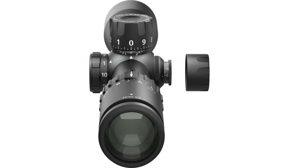 Zeiss V3 3.5-10x42mm 30mm Tube Rifle Scope w/Ballistic Stop, Second Focal Plane, SHRi Reticle, Black, 522712-9987-070