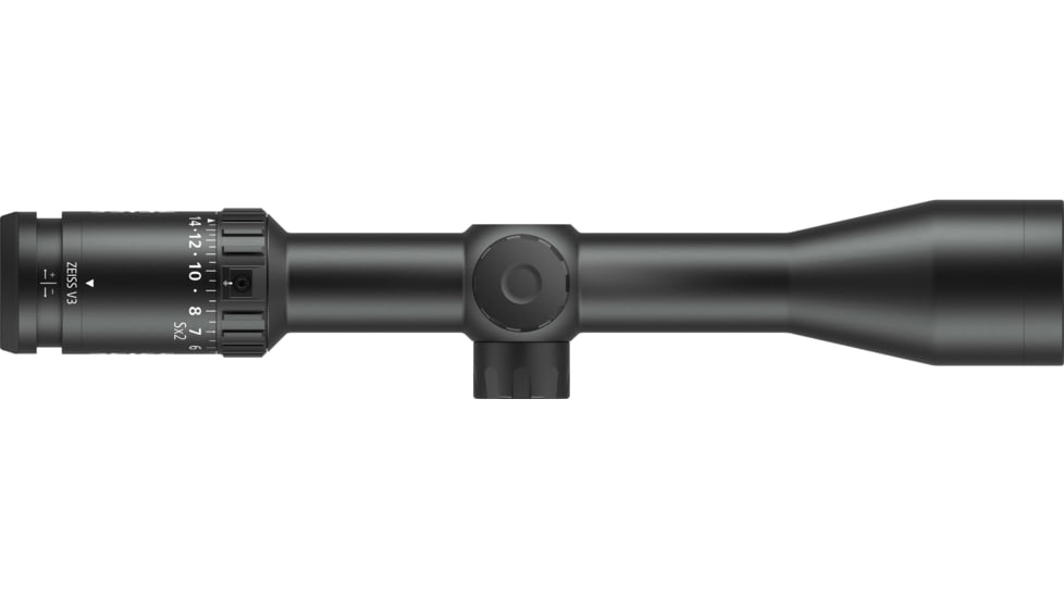 Zeiss V3 4.5-14x44mm 30mm Tube Rifle Scope w/Capped Turrets, Second Focal Plane, XRR Reticle, Black, 522722-9884-000