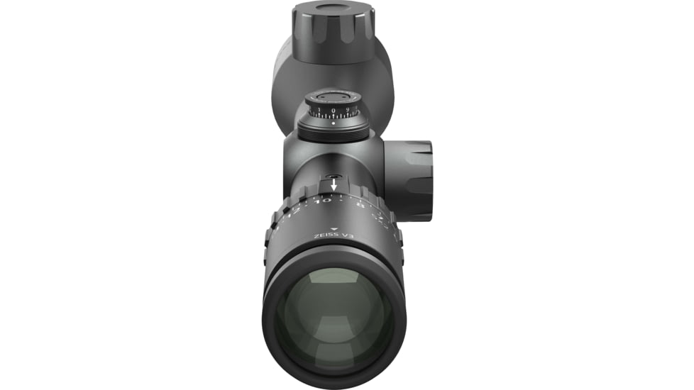 Zeiss V3 4.5-14x44mm 30mm Tube Rifle Scope w/Capped Turrets, Second Focal Plane, XRR Reticle, Black, 522722-9884-000