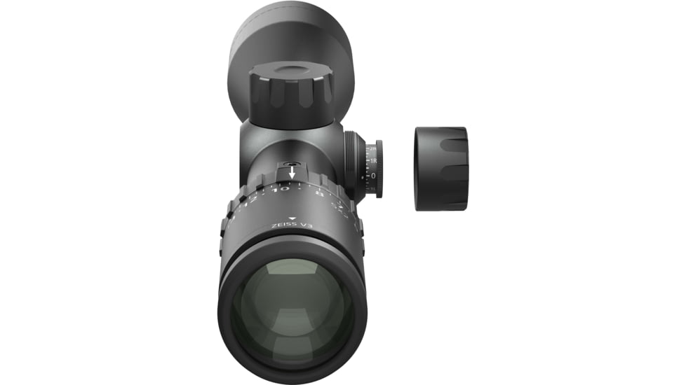 Zeiss V3 4.5-14x44mm 30mm Tube Rifle Scope w/Capped Turrets, Second Focal Plane, XRR Reticle, Black, 522722-9884-000