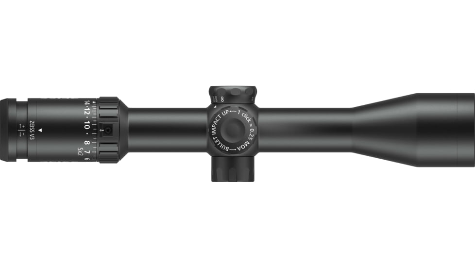 Zeiss V3 4.5-14x44mm 30mm Tube Rifle Scope w/Ballistic Stop, Second Focal Plane, XRR Reticle, Black, 522732-9884-070