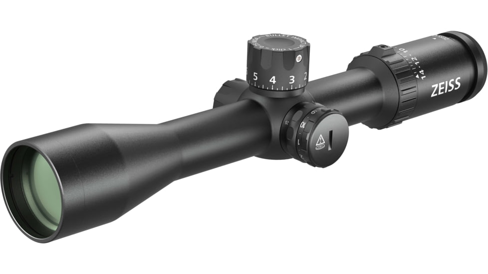 Zeiss V3 4.5-14x44mm 30mm Tube Rifle Scope w/Ballistic Stop, Second Focal Plane, SHRi Reticle, Black, 522732-9987-070