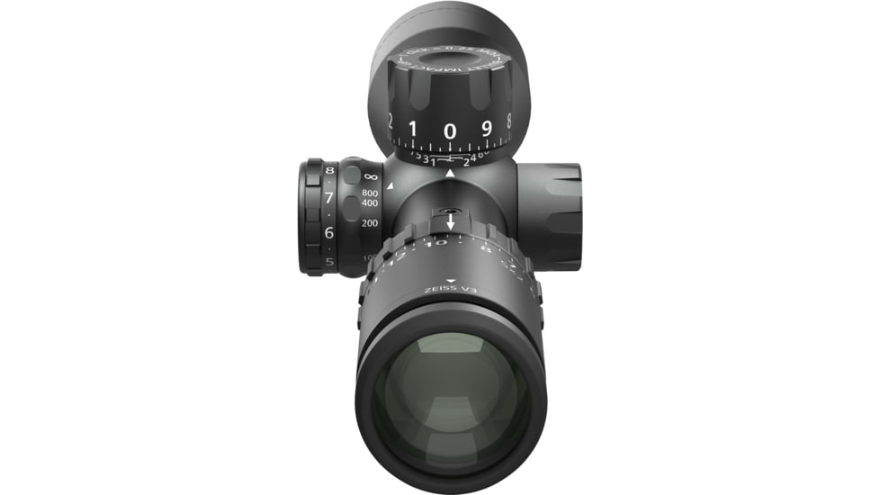 Zeiss V3 4.5-14x44mm 30mm Tube Rifle Scope w/Ballistic Stop, Second Focal Plane, SHRi Reticle, Black, 522732-9987-070
