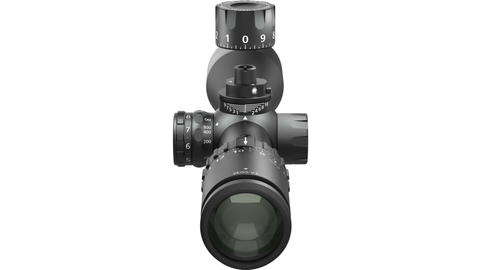 Zeiss V3 4.5-14x44mm 30mm Tube Rifle Scope w/Ballistic Stop, Second Focal Plane, SHRi Reticle, Black, 522732-9987-070