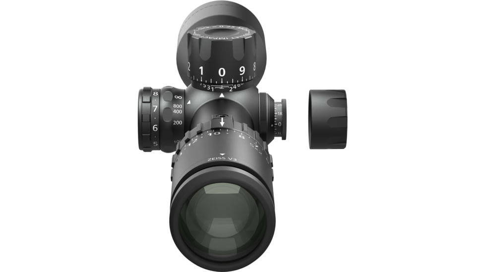 Zeiss V3 4.5-14x44mm 30mm Tube Rifle Scope w/Ballistic Stop, Second Focal Plane, SHRi Reticle, Black, 522732-9987-070