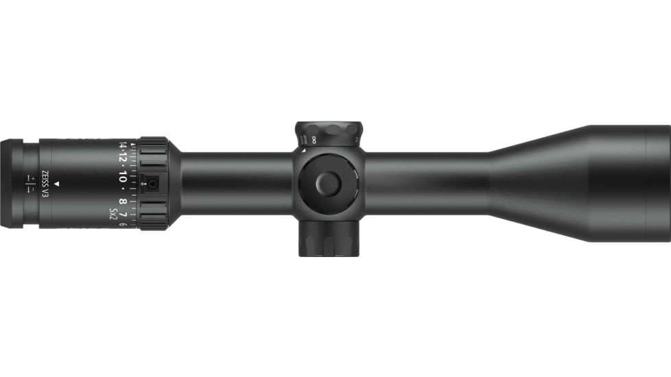 Zeiss V3 4.5-14x50mm 30mm Tube Rifle Scope w/Capped Turrets, Second Focal Plane, XRR Reticle, Black, 522742-9884-000