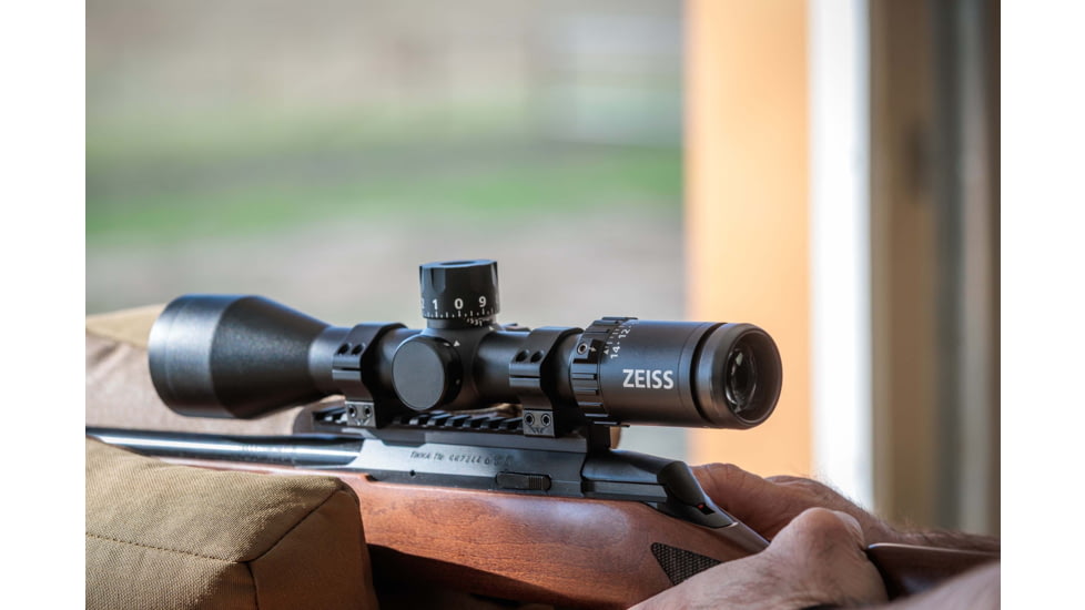 Zeiss V3 4.5-14x50mm 30mm Tube Rifle Scope w/Ballistic Stop, Second Focal Plane, XRR Reticle, Black, 522742-9884-070