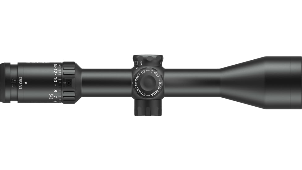 Zeiss V3 4.5-14x50mm 30mm Tube Rifle Scope w/Ballistic Stop, Second Focal Plane, XRR Reticle, Black, 522742-9884-070