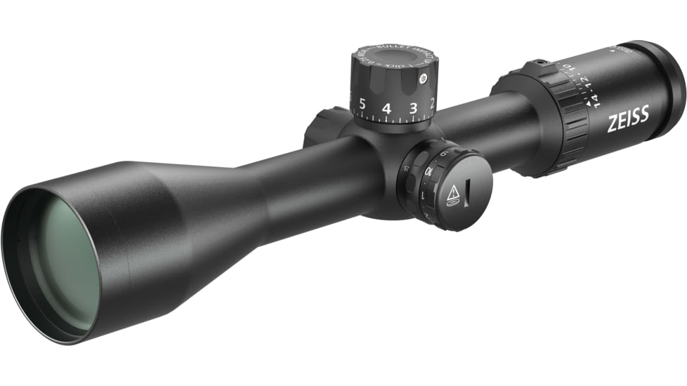 Zeiss V3 4.5-14x50mm 30mm Tube Rifle Scope w/Ballistic Stop, Second Focal Plane, SHRi Reticle, Black, 522742-9987-070