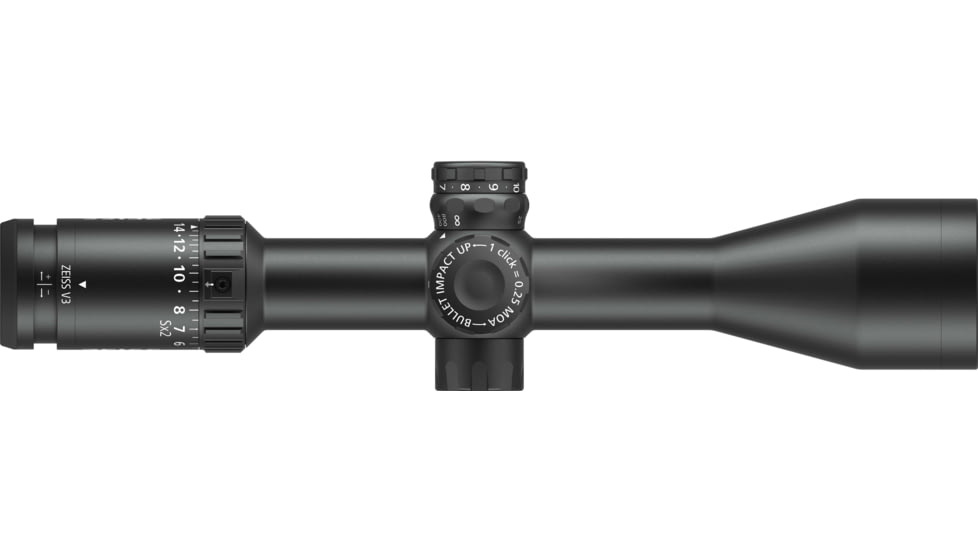 Zeiss V3 4.5-14x50mm 30mm Tube Rifle Scope w/Ballistic Stop, Second Focal Plane, SHRi Reticle, Black, 522742-9987-070