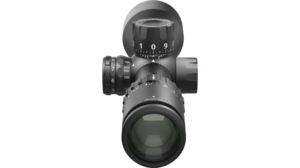 Zeiss V3 4.5-14x50mm 30mm Tube Rifle Scope w/Ballistic Stop, Second Focal Plane, SHRi Reticle, Black, 522742-9987-070