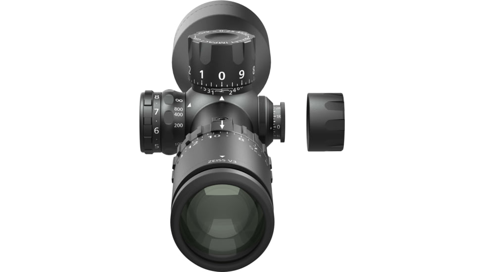 Zeiss V3 4.5-14x50mm 30mm Tube Rifle Scope w/Ballistic Stop, Second Focal Plane, SHRi Reticle, Black, 522742-9987-070