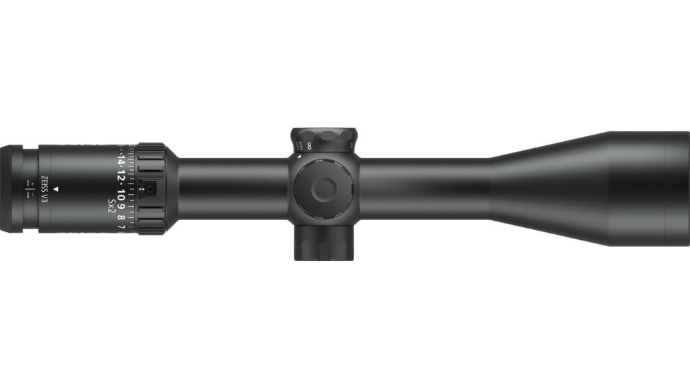 Zeiss V3 6-18x50mm 30mm Tube Rifle Scope w/Capped Turrets, Second Focal Plane, XRR Reticle, Black, 522752-9884-000