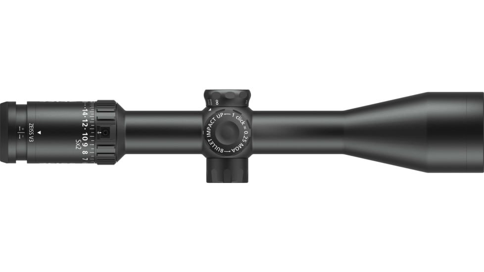 Zeiss V3 6-18x50mm 30mm Tube Rifle Scope w/Ballistic Stop, Second Focal Plane, XRR Reticle, Black, 522752-9884-070