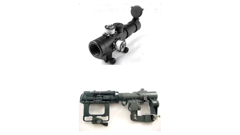 Zenit PK-A Military Fast Acquisition Red Dot Rifle Scope, Black, Grey
