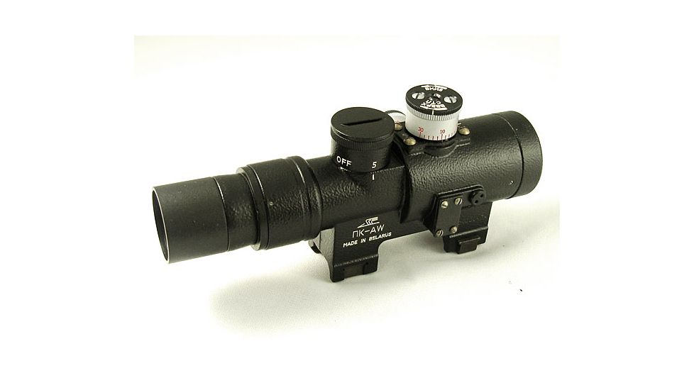 Zenit PK-A Military Fast Acquisition Red Dot Rifle Scope - Weaver, Black, GSPKAW