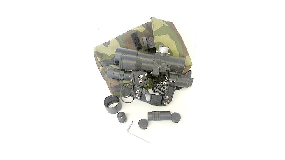 Zenit PK-A Military Red Dot Rifle Scope, Laser, Tactical Light - SVD Mount, Black, GSPKASVDKPK