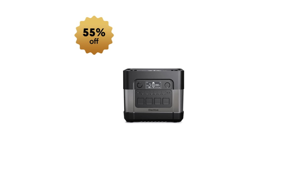 Zero Breeze ElecHive 2500 Portable Power Station, elechive-2500wh-portable-power-station