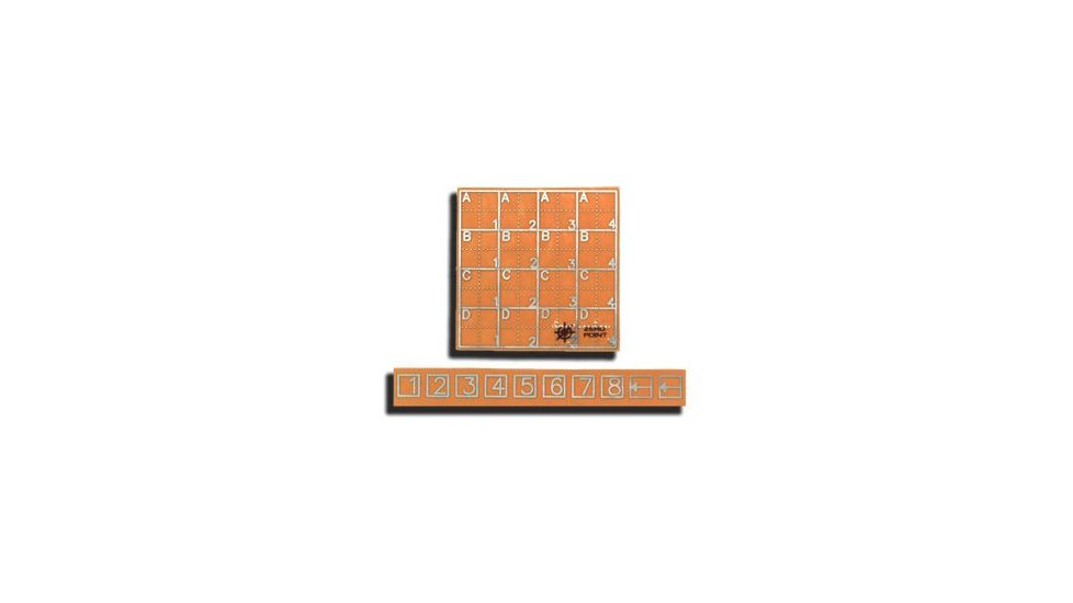 Zero Point Zero Point X-Ray Grid Set: (4) 4&quot; x 4&quot; Grids, (2) Sets of Numbers ZPX-RAY1