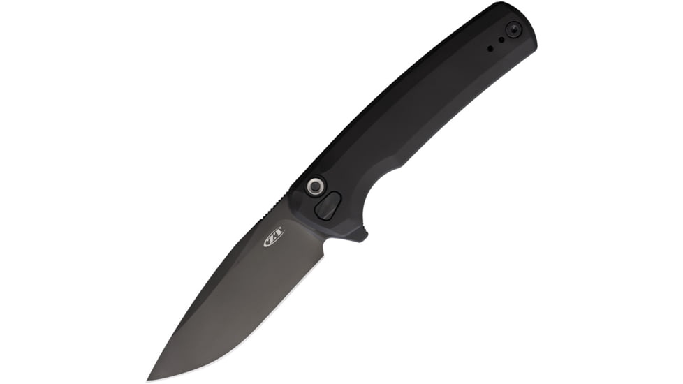Zero Tolerance 0044 Button Lock Black Ti, ZT0044BLK