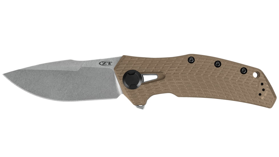 Zero Tolerance 0308 Assisted Folding Knife, 3.75in CPM 20CV Drop Point Blade, G10 Front/Titanium Back Handle, 0308
