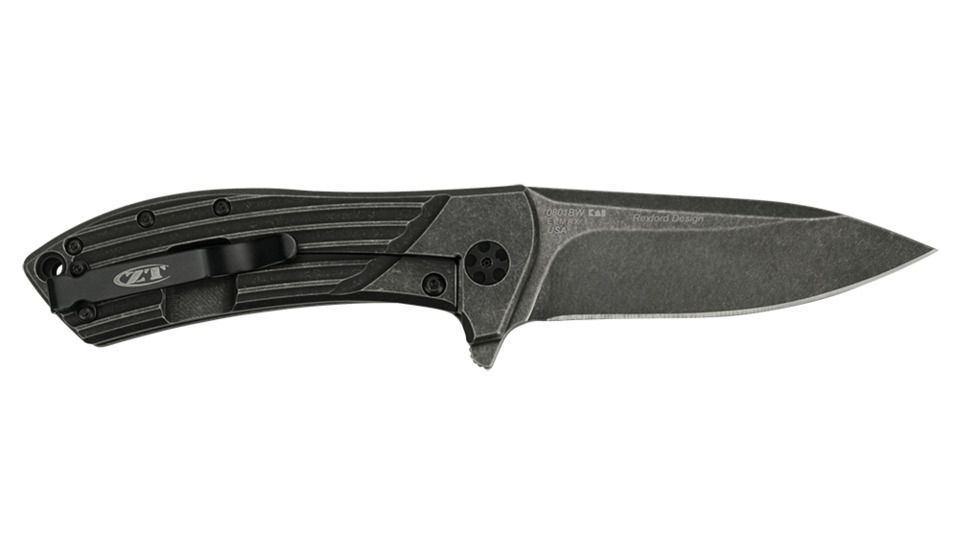 Zero Tolerance Rexford Flipper Titanium Blackwash 0801BW