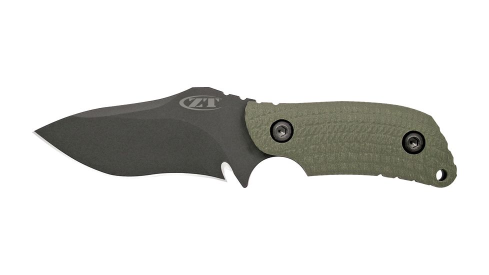 Zero Tolerance Strider Fixed Blade Knife, 4.25in, Green, G10 Handle ZT0121