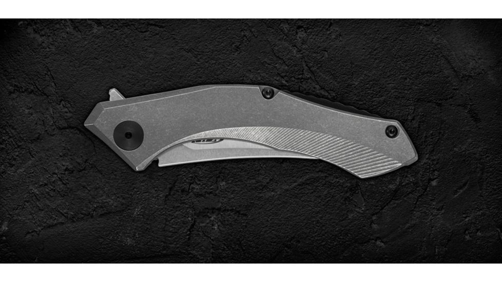 Zero Tolerance Titanium Sinkevich Folding Knife, Grey, 0460TI
