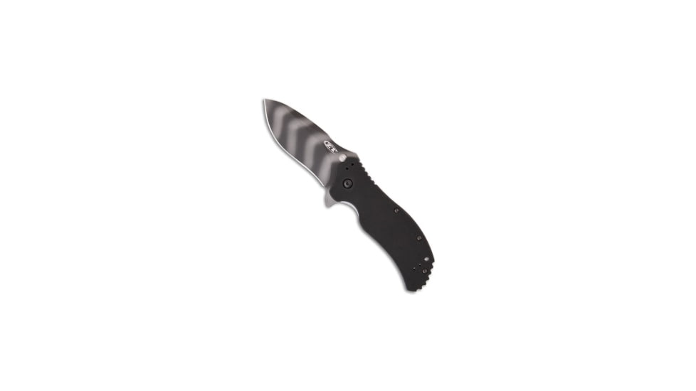 Zero Tolerance Zero Tolerance 0350TS Assisted Opening Knife 3.25" Tiger Stripe ZT *DISC*, Black, CPM S30V, adult, BHQ-189220