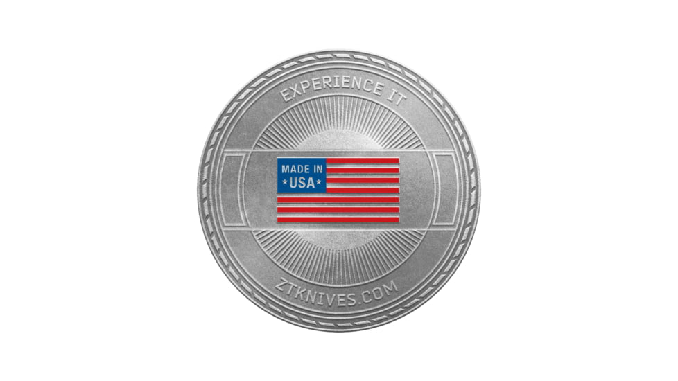 Zero Tolerance ZT Challenge Coin - Experience It, 1.75in, ZTCHALLENGECOIN20