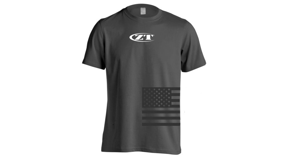 Zero Tolerance ZT T-Shirt 2, Charcoal, Large, SHIRTZT182L