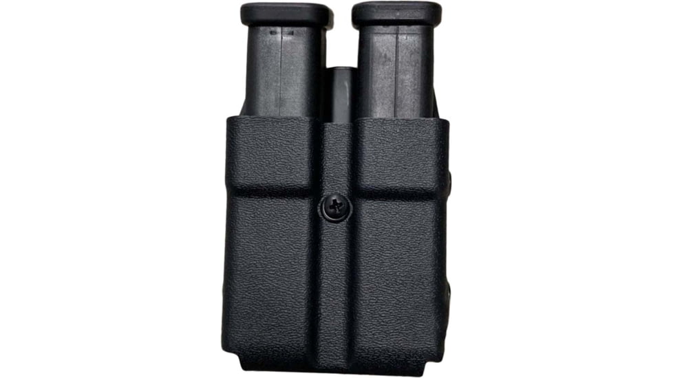 Zero9 Double Mag Case Holster, Glock .45 ACP, Molle Loks, Plain Black, Z9-4014-BLK-MLK