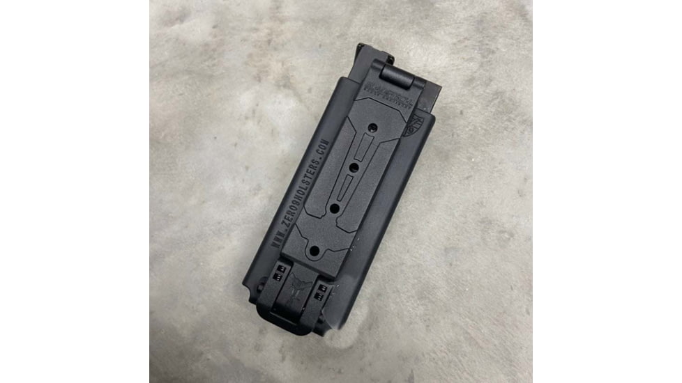 Zero9 Double Mag Case Holster, Single Stack 45cal - Vertical, Tek-Lok, Plain Black, 4037-BLK-TEK-VER
