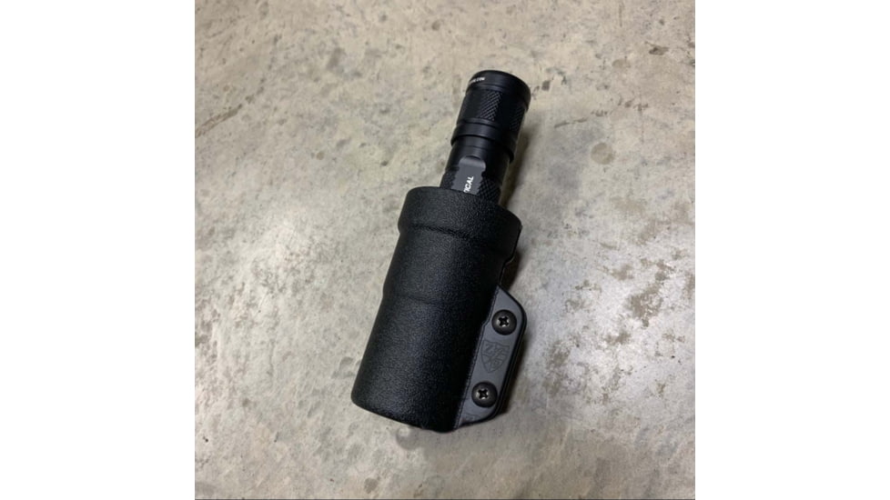 Zero9 Flashlight Case Holster, Bezel Down 2, Tek-Lok, Wolf Grey, Z9-4025-GRY-TEK