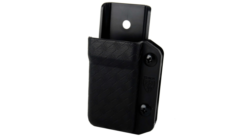 Zero9 Holsters Single Mag Case, 9mm/40cal, Basketweave, Black, MOLLE Lock, Z9-4050-BW-MLK