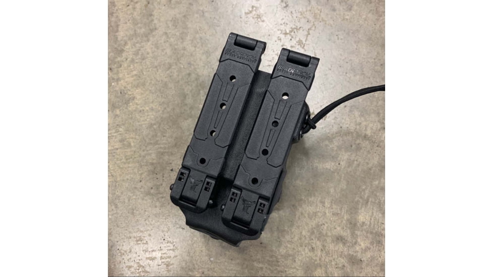 Zero9 Portable Radio Case Holster, NX-5000 All Batteries, Tek-Lok, Plain Black, Z9-5010-BLK-TEK